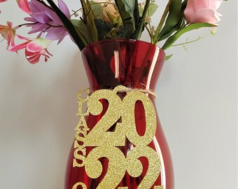 Graduation Party Centerpiece Decoration 2026, custom color, Graduation Cut Outs, Class of 2026, Table Décor, Year Tags for party