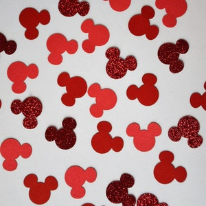 Mickey Mouse Ears Confetti/3 colors/Disney Confetti/Disney Party Decorations/Disney Magic image 8