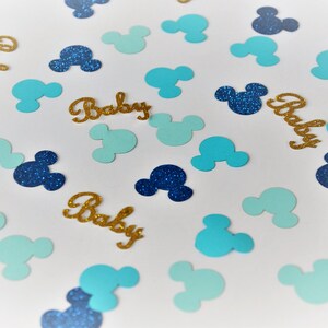 Mickey Mouse Ears Confetti/3 colors/Disney Confetti/Disney Party Decorations/Disney Magic image 3