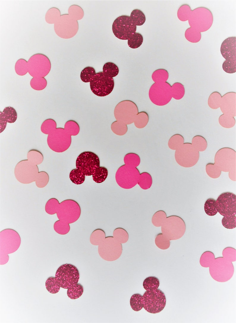 Mickey Mouse Ears Confetti/3 colors/Disney Confetti/Disney Party Decorations/Disney Magic image 6