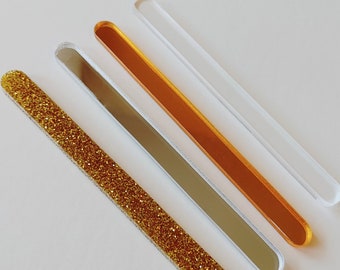 Clear Acrylic Cakesicle Sticks: Reusable Lollipop Sticks