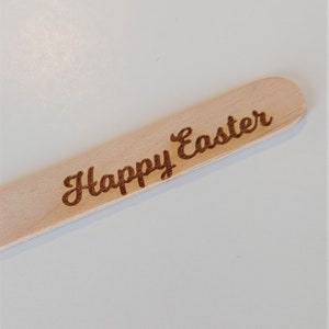 Bastoncini di ghiacciolo in legno incisi personalizzati, bastoncini di lecca-lecca riutilizzabili personalizzati, matrimonio, comunione, compleanno, eventi aziendali