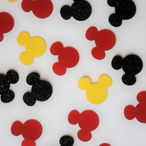 Mickey Mouse Ears Confetti/3 colors/Disney Confetti/Disney Party Decorations/Disney Magic