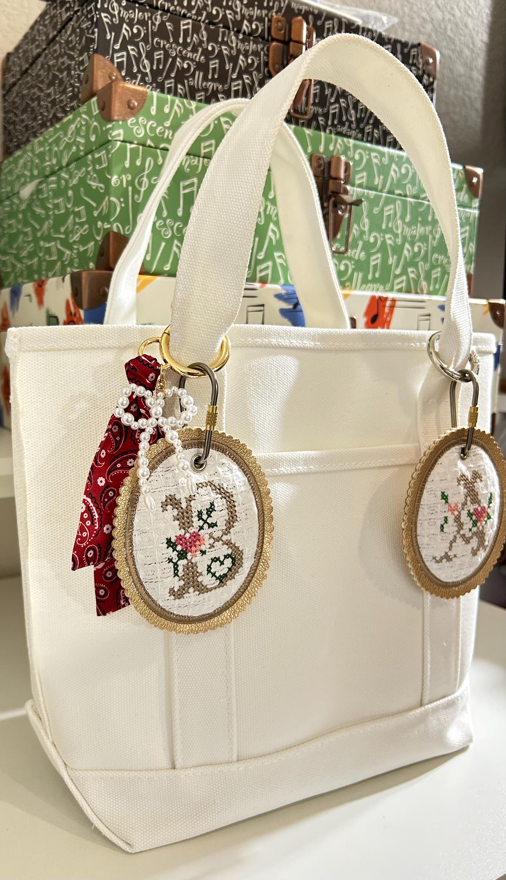Custom Bag Tag | Cross Stitch Bag Tag | Whimsical Bag Tag | Bag Tag ...