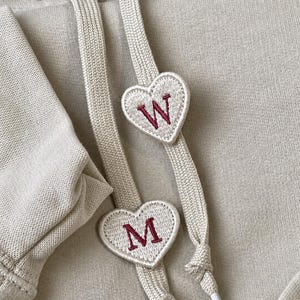 Embroidered Heart Hoodie Charm File | In-the-Hoop Design (Digital Download)