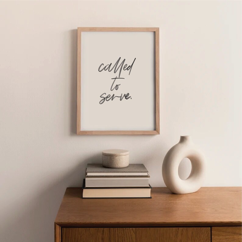 Called to Serve Printable at Home MTC LDS Missionary Gift Wall Art ...