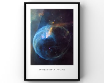 METAL Poster Carina Space Nebula Stars Planets Art Print Plaque Gift