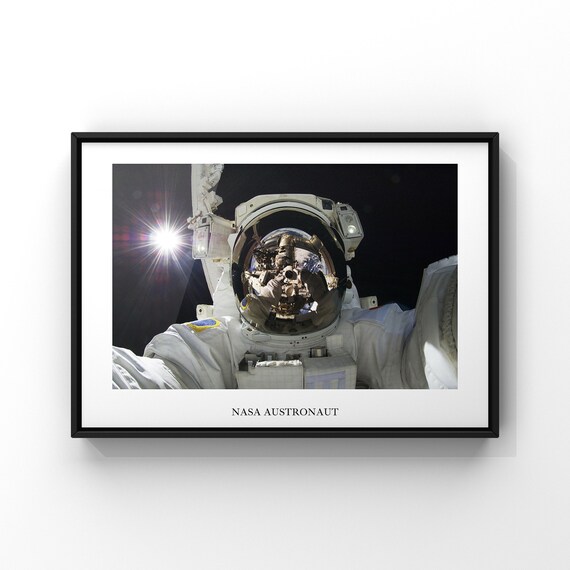 Astronaut Gifts Astronaut in Space Photo Print Space Print Astro Photo Print Planet Gifts NASA Wall Art Astronomy Photography Print