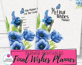Final Wishes Planner: End of Life Estate Planning (Digital Download)