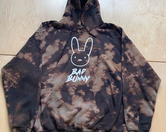 bleached zip up sweatshirt