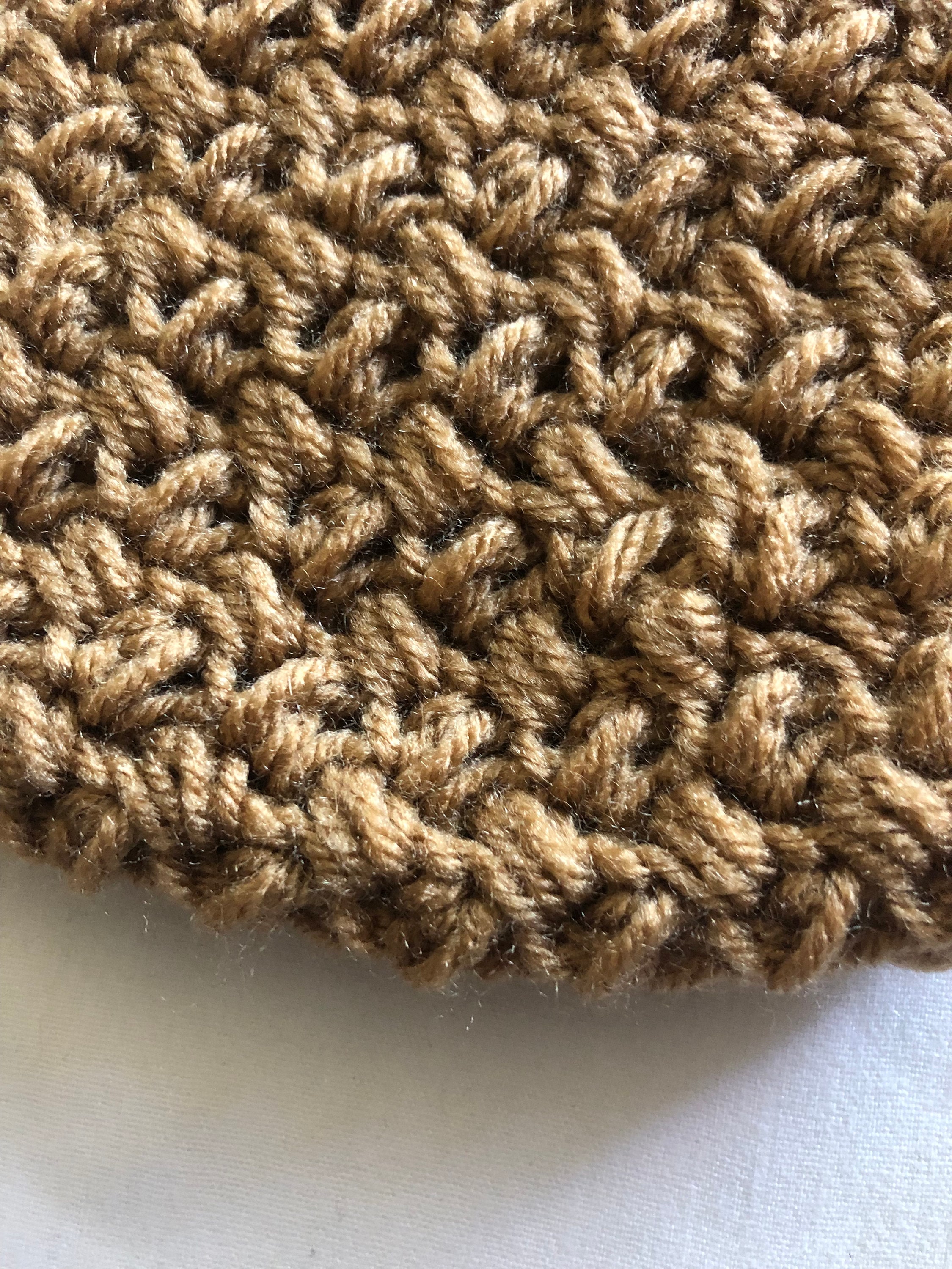 HAND-CROCHETED FRINGED SCARF