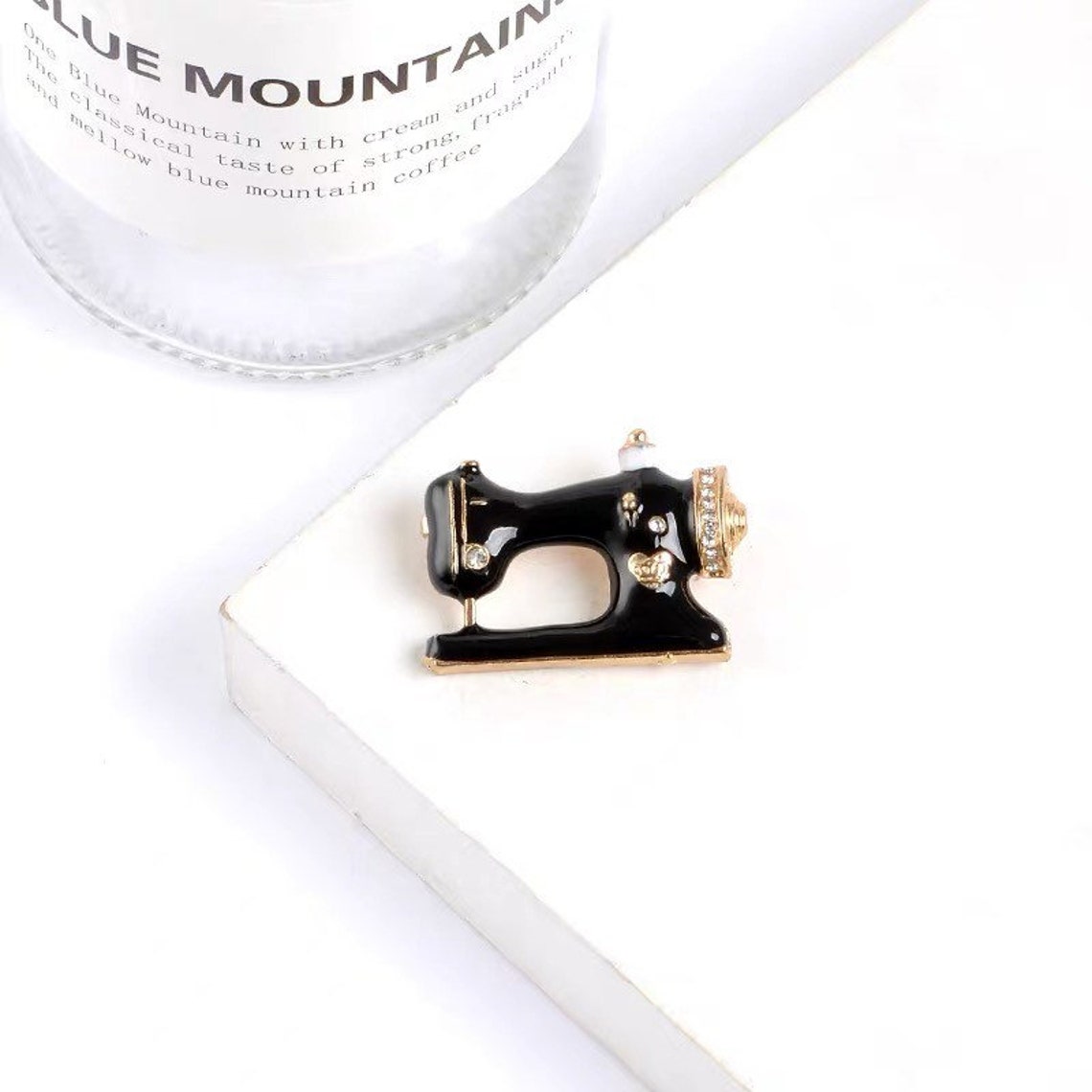 Sewing machine brooch Pin Cute gift Cute enamel pin brooch Etsy