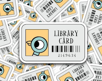 Pegatina para tarjeta de biblioteca de The Pigeon, pegatina para tarjeta de biblioteca, pegatina troquelada para tarjeta de biblioteca de The Pigeon