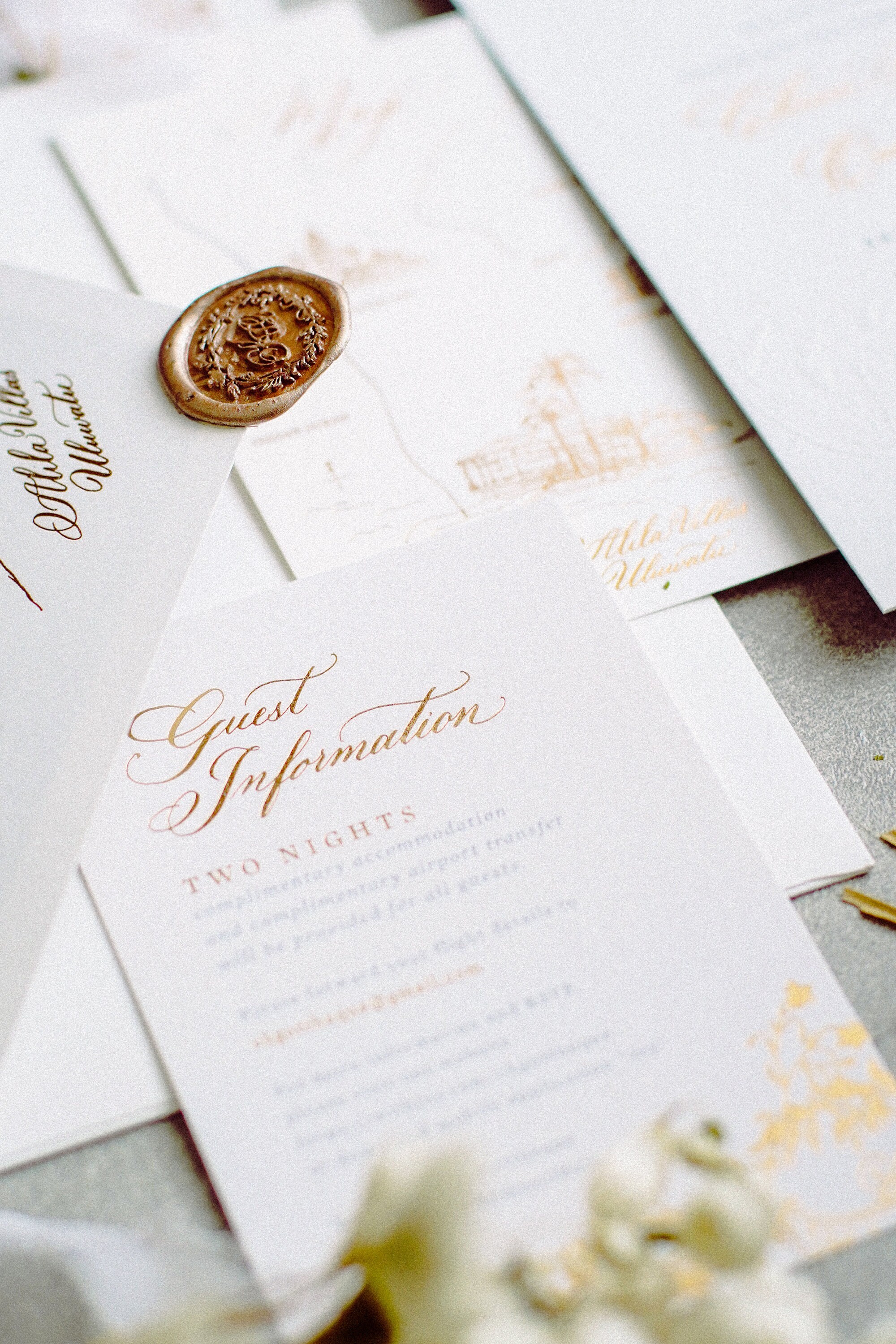 Letterpress Invitation Sample 5 | Etsy