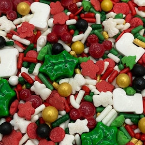 Merry Christmas Mickey! Edible Sprinkle Mix