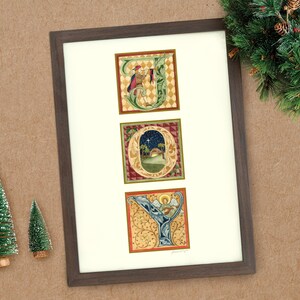 Holiday Watercolor Print | Christmas Joy