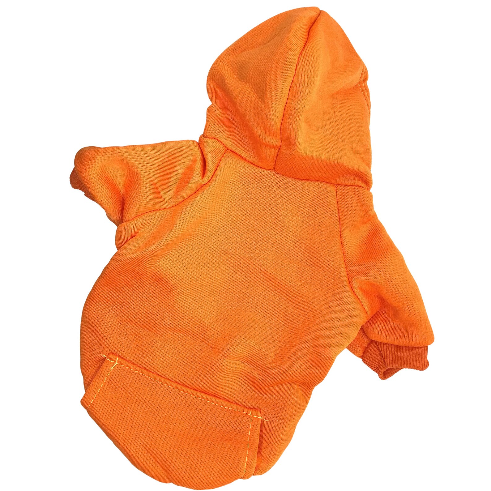 Orange Blank Dog Hoodie Blank Orange Dog Sweatshirt Hoodies Etsy