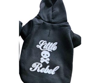 Black Dog Hoodie – Sherpa Fleece Lined, Custom Dog Sweatshirt