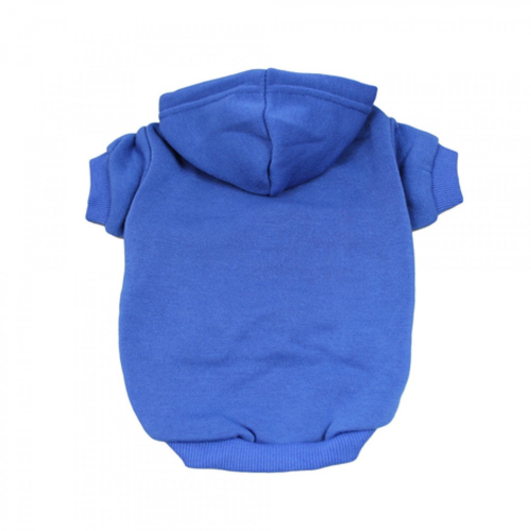 Royal Blue Dog Hoodie Blue Dog Sweatshirt Dog Apparel Dog Clothes Dog