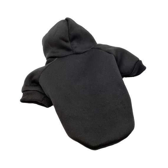 Black Blank Dog Hoodie for Customization Blank Dog Etsy