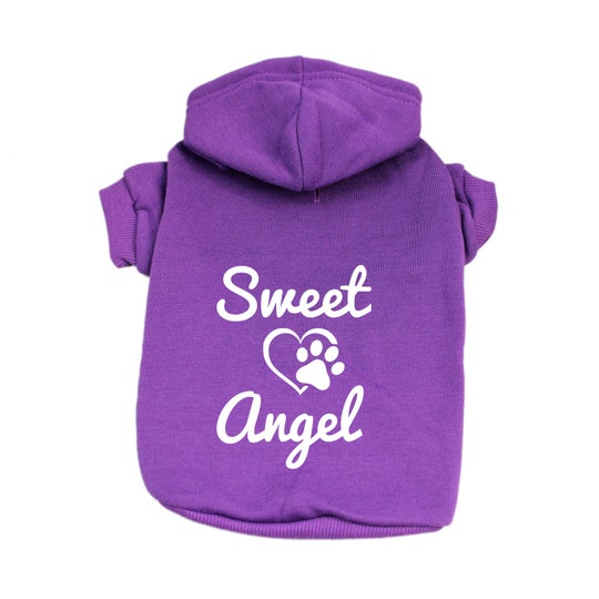 Purple Personalized Dog Hoodie