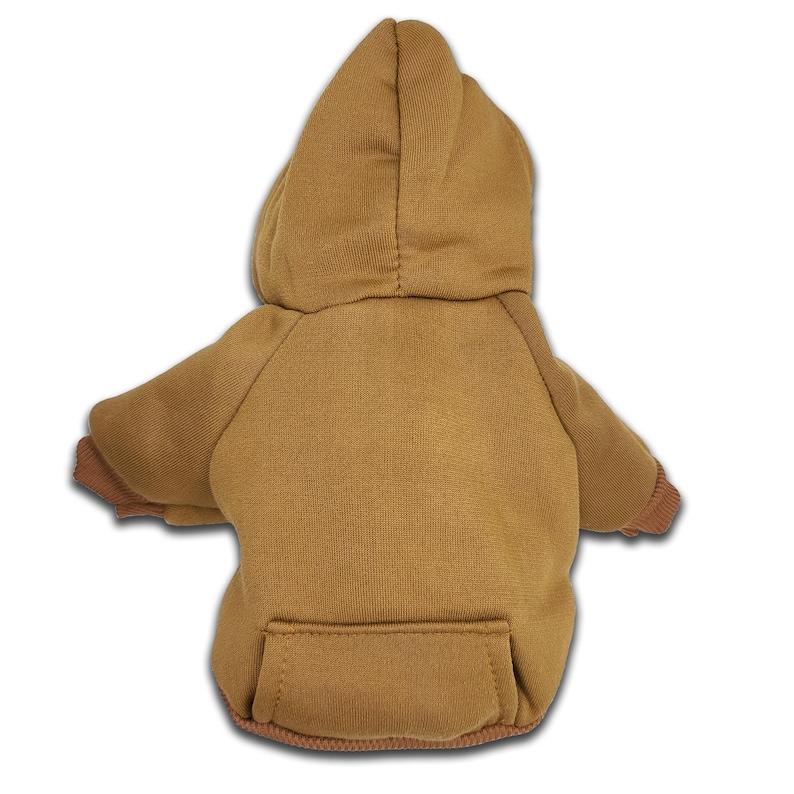 Brown Blank Dog Hoodie for Customization Blank Light Brown Etsy UK