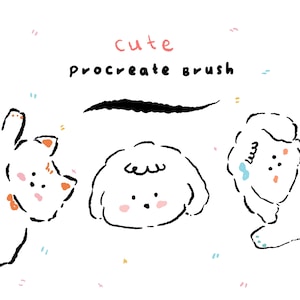 Cute Procreate Brush| Pressure Sensitive| Instant Download