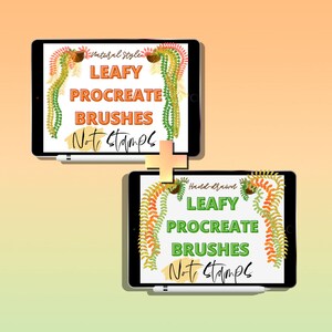 Bundle| Leafy Procreate Brushes|Hand-Drawn Style & Natural Style| Instant Download