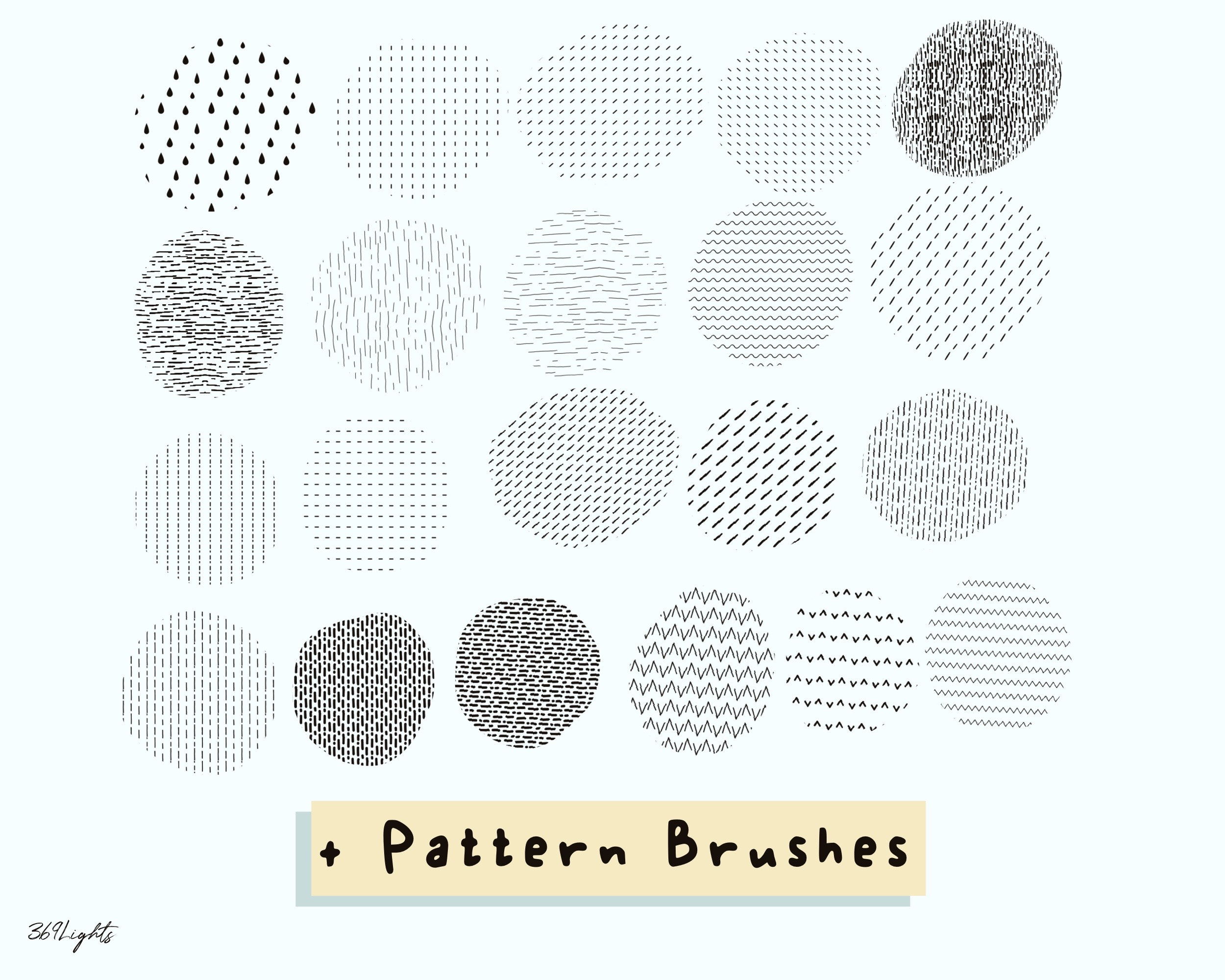 Procreate Doodle Pen & Pattern Brushes Procreate Fine Line Brushes ...