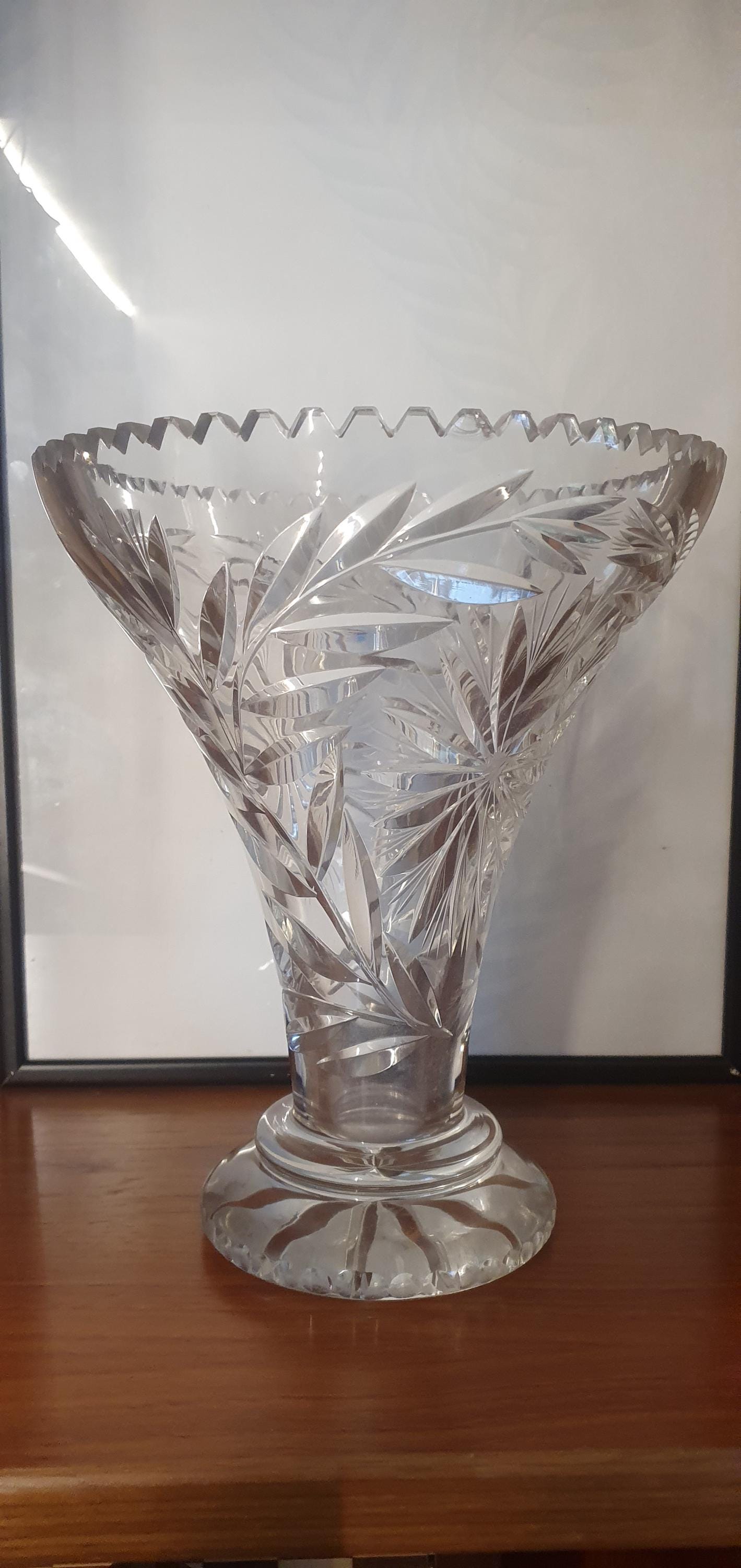 Large waterford crystal vase - Etsy 日本