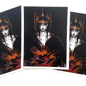 Hades ~Stickers ~ Hades sticker  ~ Greek gods ~ Representation of Hades with a pomegranate in his hands.