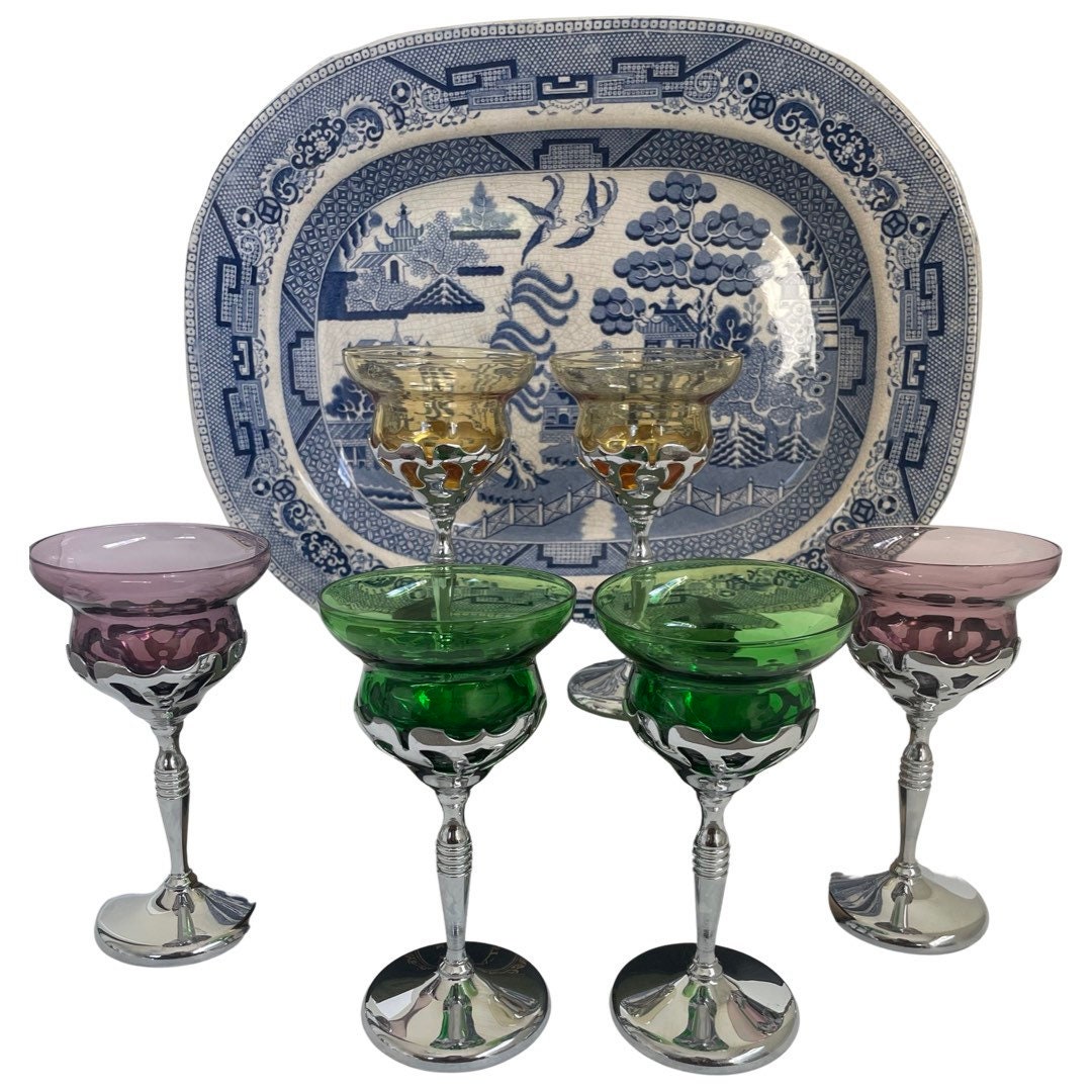 Vintage Art Deco Farberware Chrome Wine Coridal Cocktails