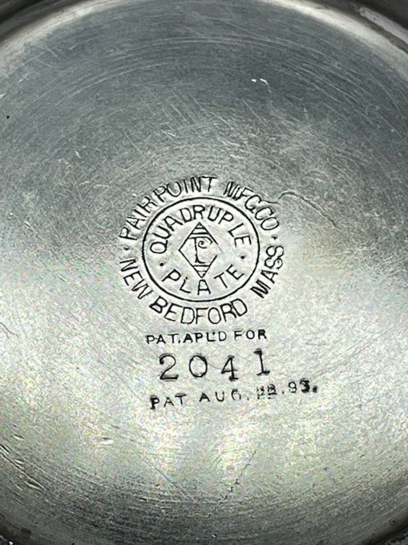 Antique Pairpoint Mfg. Co. Quadruple Silverplate Cream & Sugar Etsy