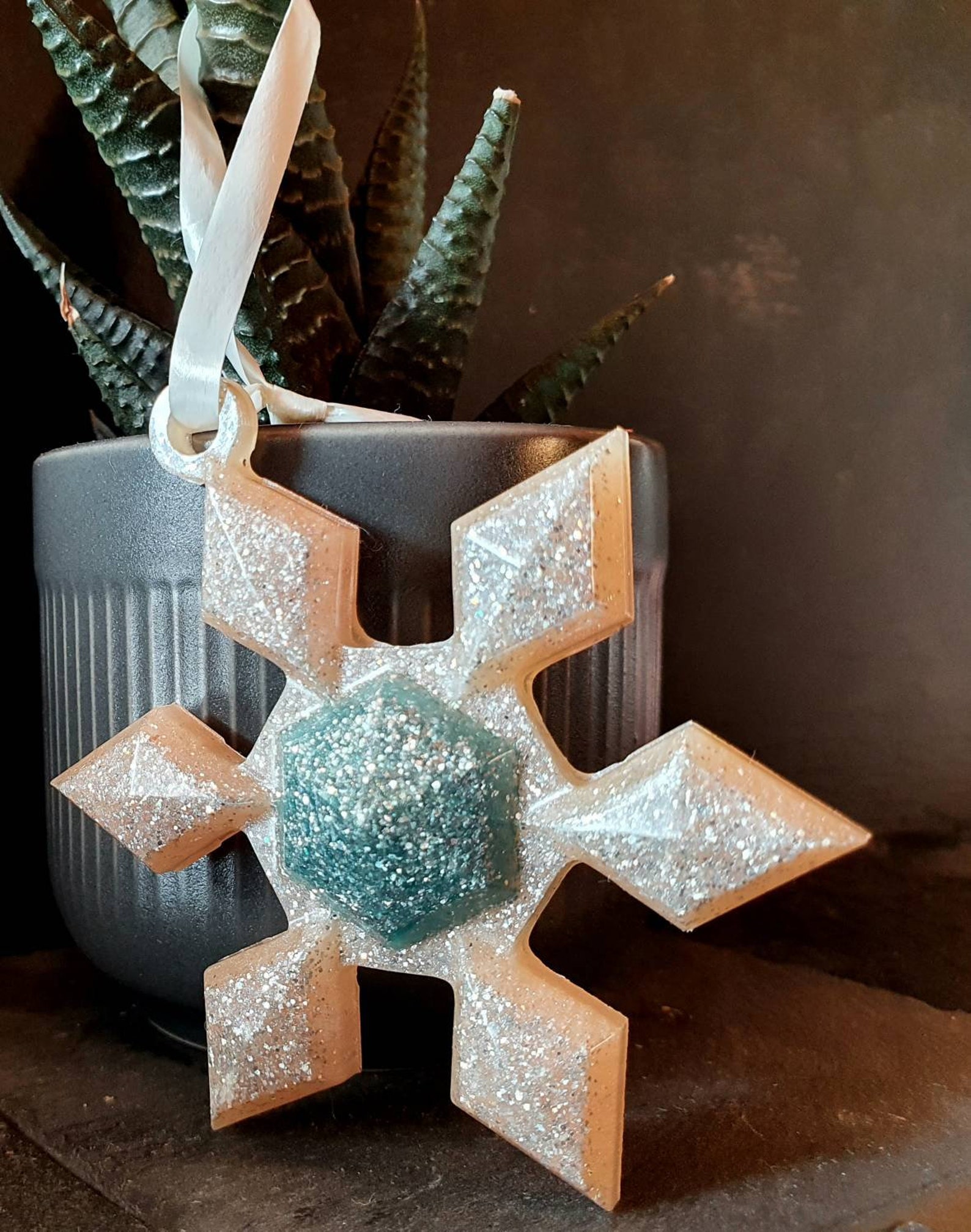 Snowflake Christmas tree decorations Etsy