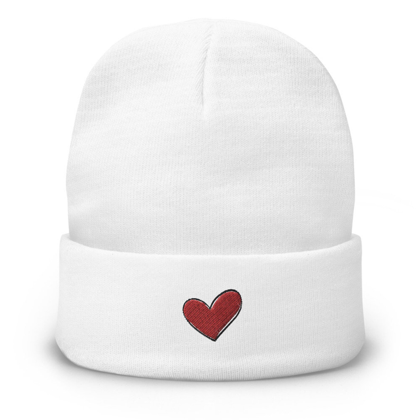 Heart Beanie Cute Love Beanie Kpop Hearts Beanie I love Etsy