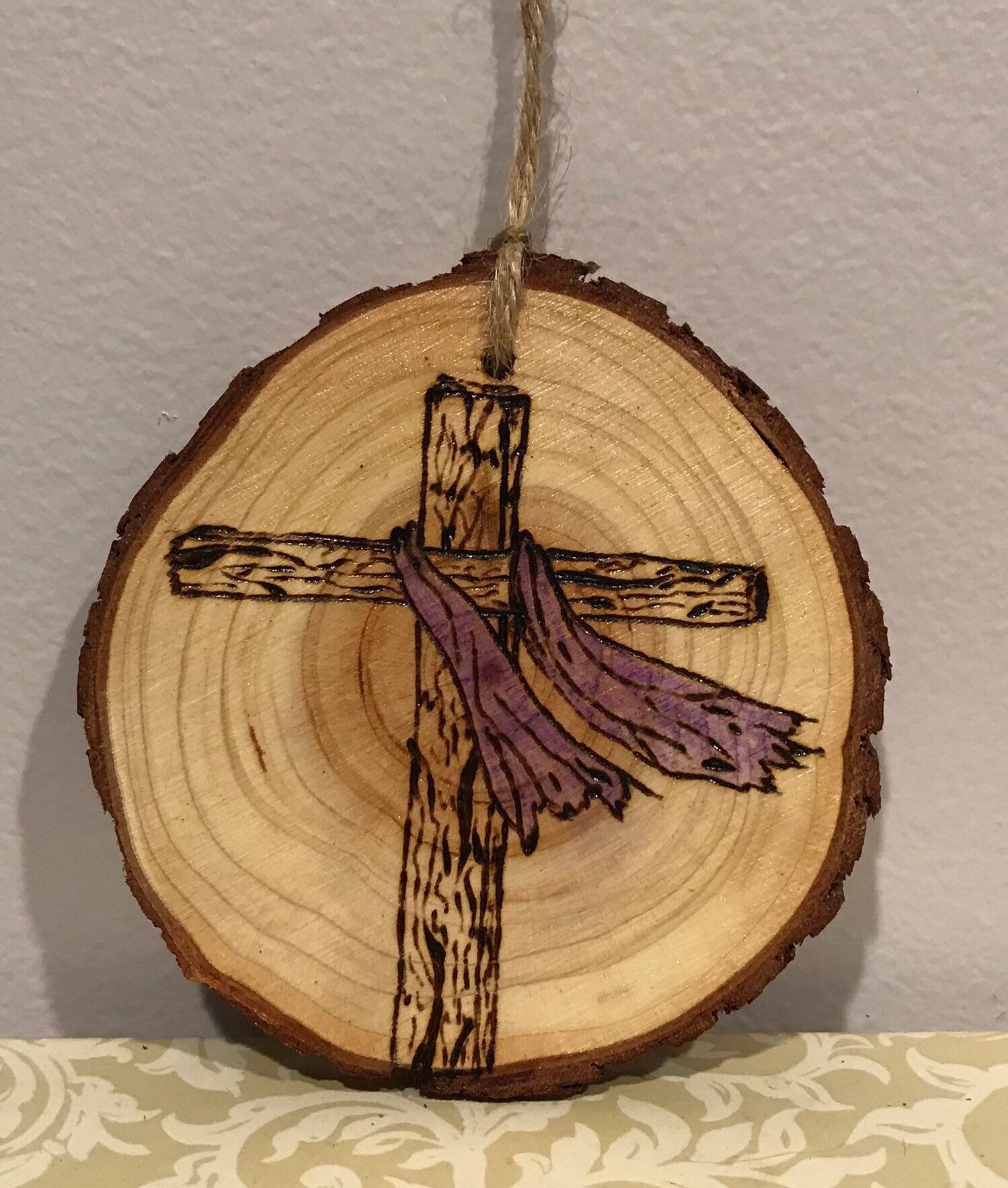 Cross with sash Etsy
