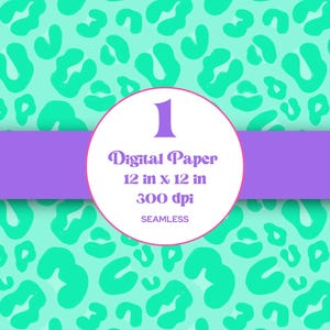 Summer Cheetah Seamless Pattern, Sublimation Pattern, Animal Print, Instant Download, Digital Repeatable Pattern, Leopard, Hand Drawn