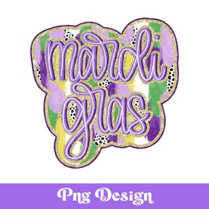 Mardi Gras PNG, motifs par sublimation, clipart Louisiane, La Nouvelle-Orléans, coups de pinceau, points dalmates, paillettes