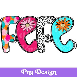 Design PNG sublimation preppy fefe, lettres de griffonnage lumineuses, chemise fête des mères, vie de maman, DTF, transfert de sérigraphie, POD