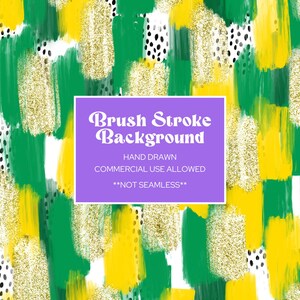 Handgetekende rommelige verf penseelstreek achtergrond, sublimatie, instant download, digitaal papier, gouden glitter, schoolgeest