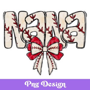 Belle-mère Baseball Png, Sublimation Designs, Clipart Sports, Noeud De Coquette, Game Day, Conception De T-shirt PNG, Grand-mère Preppy Baseball