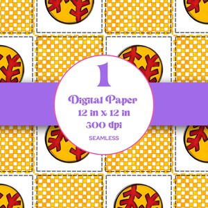 May include: A seamless digital paper pattern featuring a red and yellow snowflake design on a yellow and white checkered background. The pattern is 12 inches by 12 inches and 300 dpi.