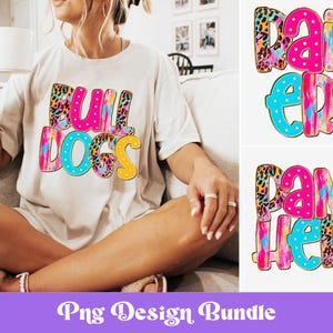 Mascot Name Png Bundle, Sublimation Designs, Sports, Game Day, Png Shirt Design, Preppy School Spirit, Glitter, Team Mascot, Leopard Print