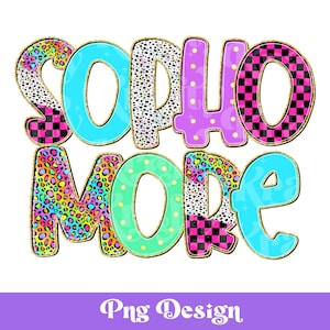 Tweedejaars png, terug naar school, sublimatieontwerpen, kleurrijk helder, luipaardprint, dalmatische stippen, retro, geruit, middelbare school, college