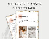 Makeover Planner, Becoming Her Workbook, New You | Vision, Action, Results | PDF | A4