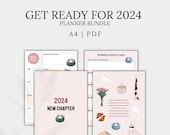 2024 Planner, Summary and Reflection, That Girl Planner, Goal Setting, Resolutions, Get Ready for 2024 | A4 | PDF