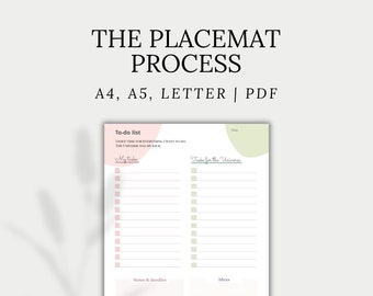 The Placemat Process, Law of Attraction Planner, Abraham Hicks, Manifestation Exercise