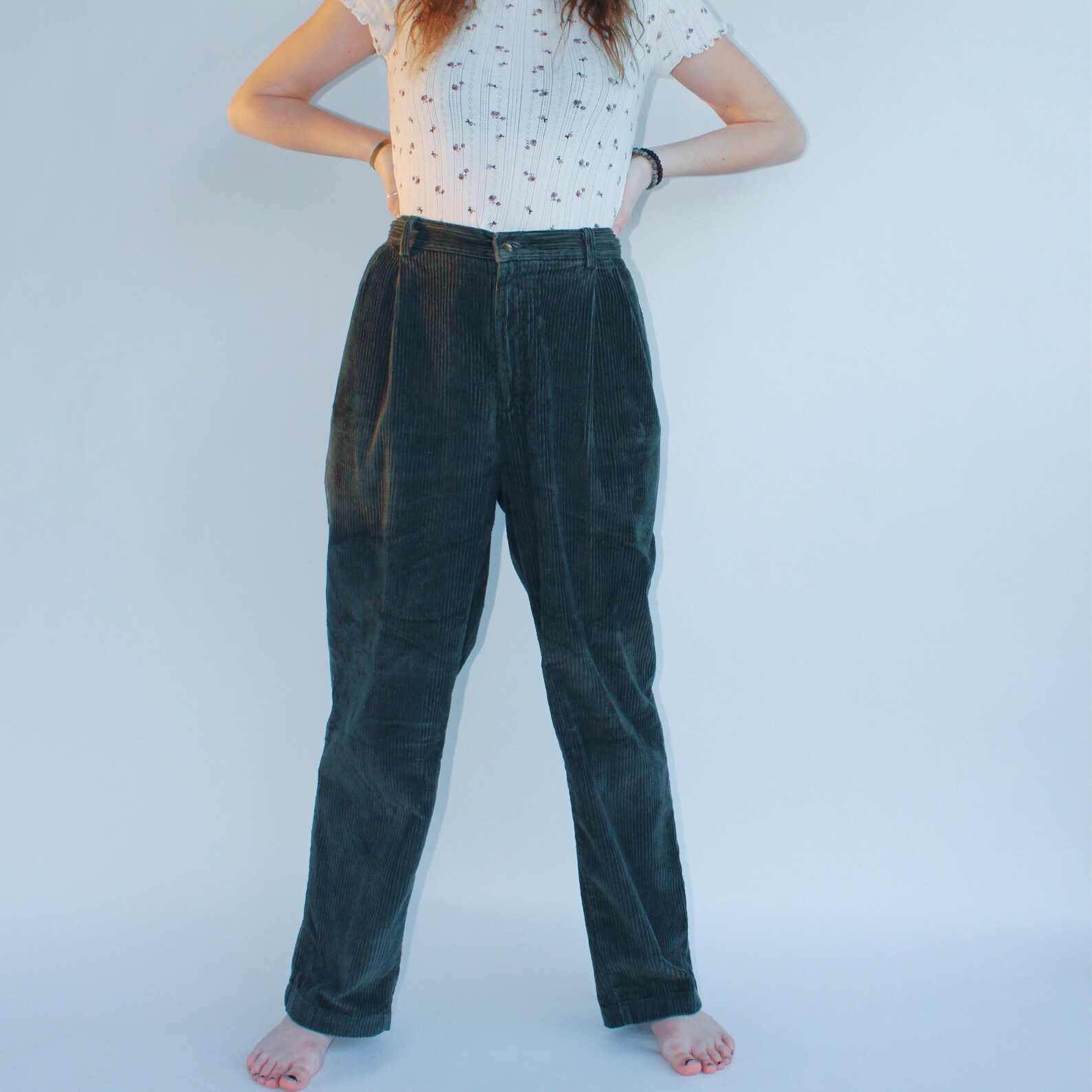 Vintage Corduroy Pants W 30 Etsy