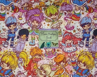 100% Cotton Woven/Rainbow Bright/ tumbler/ mask/ fabric cut/ 9"×14