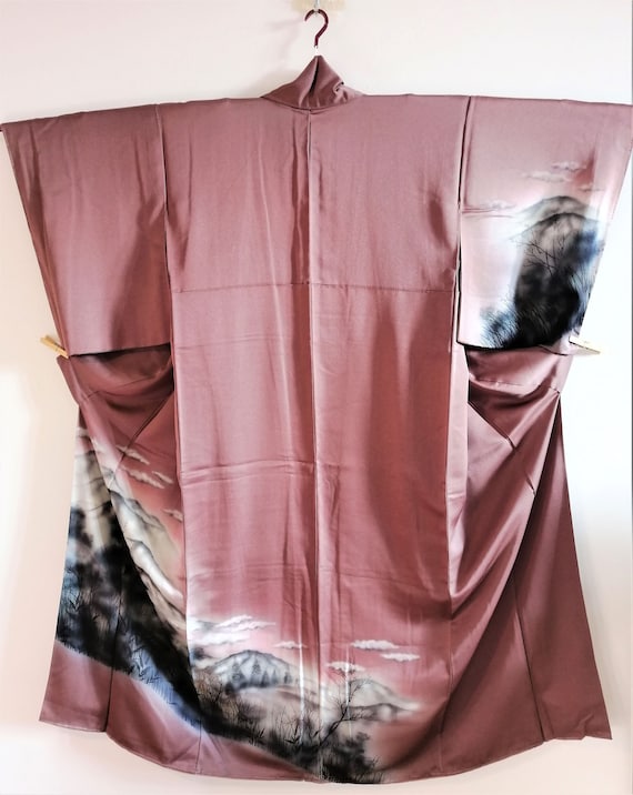 Vintage Japanese Kimono, Antique Kimono, Vintage K